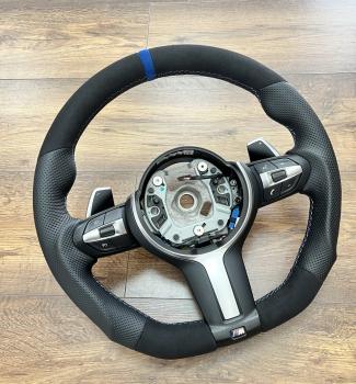 Preview: BMW F10 F11 F12 F13 F20 F21 F34 F30 F31 F32 F33 F43 F15 F16 F25 M Lenkrad neu beziehen